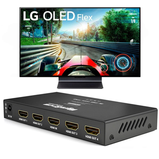 4k hdmi splitter and tv rentals