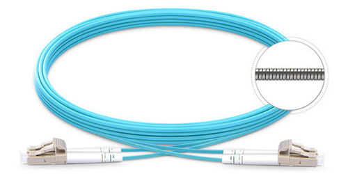 Armored fiber patch cord