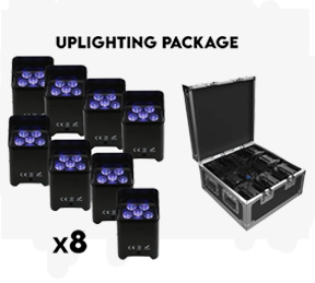 Rent Uplighting package